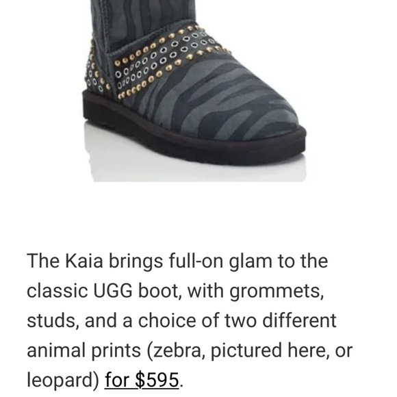 Jimmy Choo Zebra UGGS - Picture 11 of 11